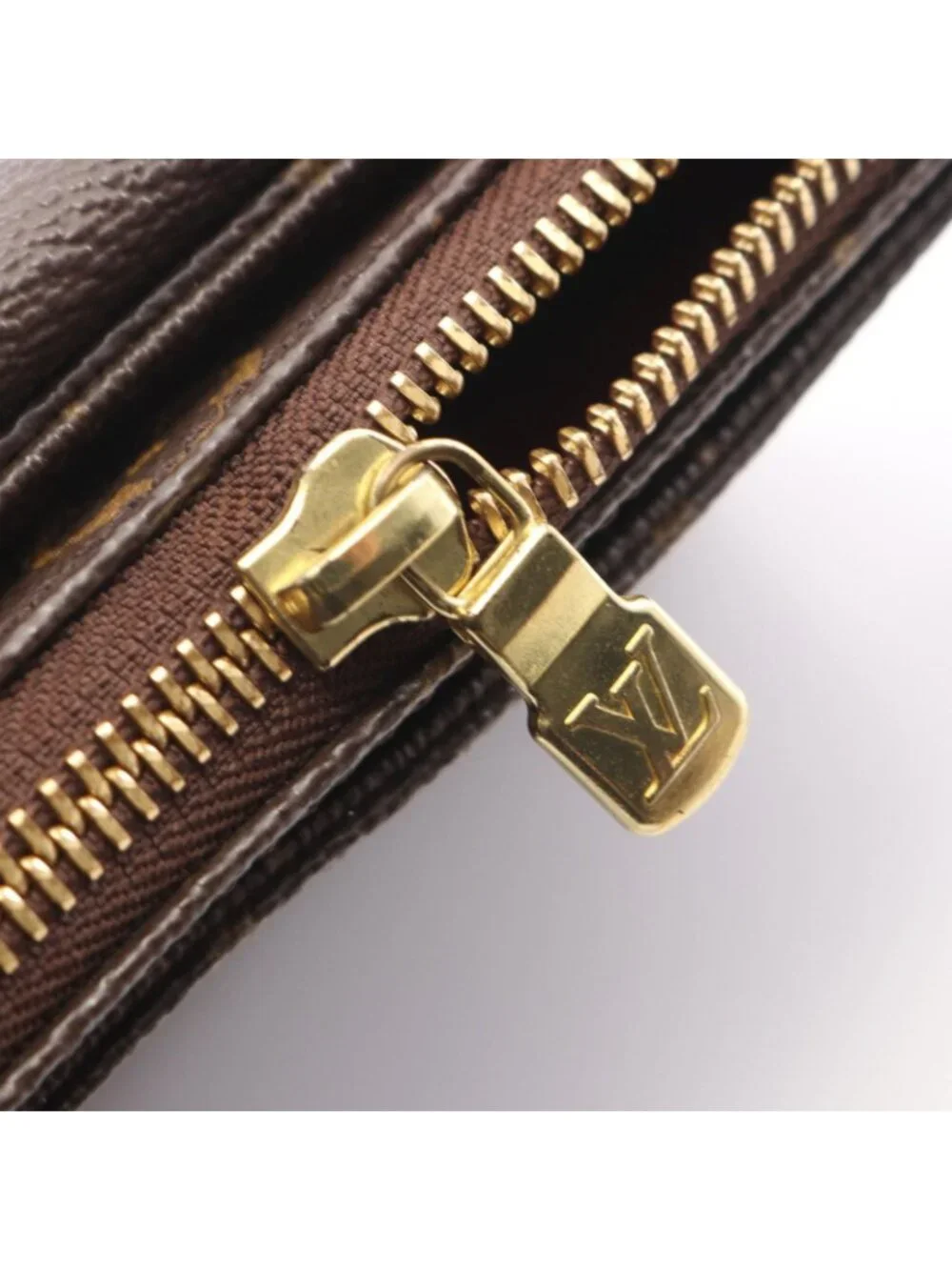 Louis Vuitton Shoulder Bag PM Canvas Leather PM